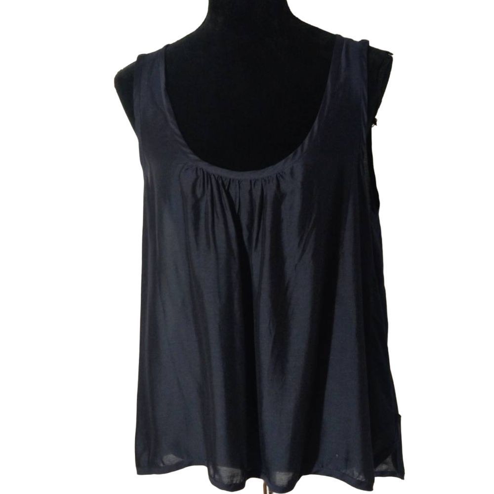 Sachin + Babi Navy Blue Sleeveless Blouse